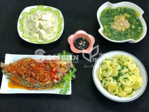 MENU 7 - CÁ RÔ PHI SỐT CÀ CHUA